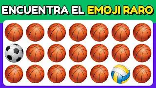 Encuentra el Emoji Diferente - Edición Deportes  🏀 🏐 🏈 30 Niveles - Fácil, Medio, Difícil