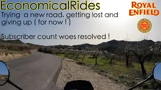 Royal Enfield Meteor 350 Adventure - Trying a new road, getting lost and giving up ( for now ! )