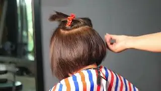 Beautiful bob haircut for thick hair ตัดผมบ็อบ สาวผมหนา