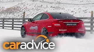 Mercedes-AMG Face off - AWD v RWD in the Snow