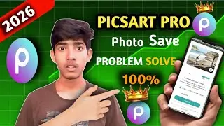 picsart photo save problem || picsart photo save nahi ❌ho raha hai 