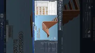 Custom Stair #design in #autocad #architecture (watch full video)