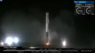 SpaceX FIRST EVER SUCCESSFUL FALCON 9 ROCKET LANDING