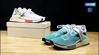 Unboxing Pharrell adidas NMD Hu 