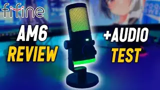 Micrófono RGB para MÁS PLACER | FIFINE Ampligame AM6 Review