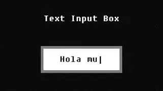 Game Maker [2.2] Text Input Box