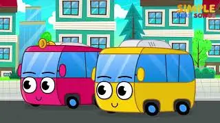 THE WHEELS ON THE BUS l CARTOON l NURSERY RHYMES l BABY SONGS l IT'S CC TREND