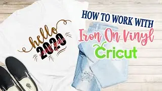 CRICUT - How to Use IRON-ON VINYL | Applying IRON ON - HTV  to T-Shirts [Tutorial for Beginners]