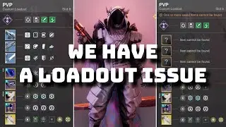 There's an annoying issue with loadouts