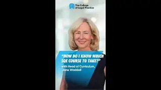 How to pick the right SQE course for you with Jane Waddell
