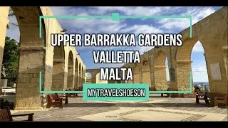 UPPER BARRAKKA GARDENS IN VALLETTA, MALTA