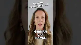 ⚡️ How do you pronounce German car names? 🚗 English 🇬🇧 vs. German 🇩🇪 #germancars #shorts
