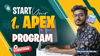01 🚀 Salesforce Apex Development - Write your 1st Program 🏆 For Demo Call/Whatsap: +91 9347854179