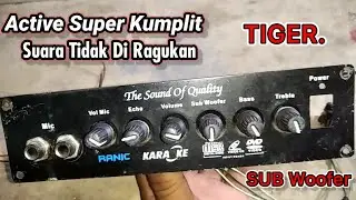 Riview Kit Aktif TIGER Sub Woofer.#aktiv#salon