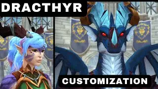Dracthyr Character Customization - WoW new race scroll thru