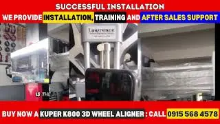 Installation of KUPER K5800 3D Wheel Aligner at Lagao, General Santos