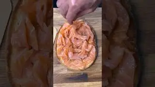 Epic smoked salmon toast #shorts