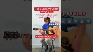 Top 5 Greatest Campfire Guitar Songs! 🎸🏕️