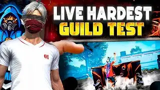 LIVE HARDEST GUILD TEST + ESPORTS PRACTICE IN FREE FIRE DAY - 1