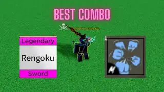 *BEST* Rengoku + Superhuman COMBO!! | Blox Fruits | Roblox