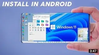 how to install windows 11 on any android without root