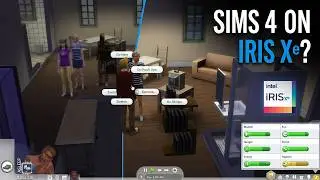 Intel Iris Xe graphics test - The sims 4
