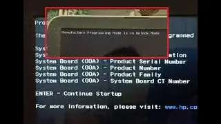 manufacturing programming mode is in unlock mode (Subtitle English)
