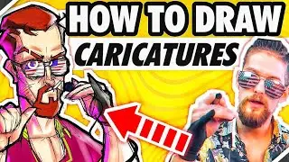 How to Draw Caricatures for beginners | Photo to anime | Custom portrait in Krita & Photoshop