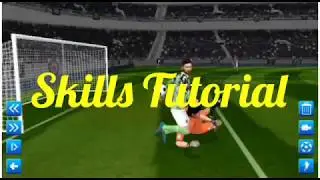 How to perform step overs, roulette, rainbow flick, bicycle kick in dls 19 skills tutorial