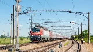РЖД ЭП20-019 с поездом №101 Москва - Адлер