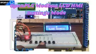 OpenPLC Modbus LCD HMI - Setting Mode