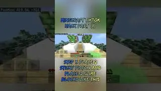 minecraft tiktok hack part (1)🔥#shorts