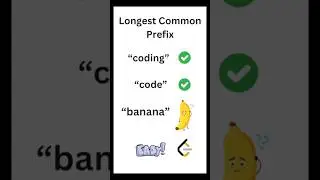 Leetcode 14 - Longest Common Prefix 0ms #Coding #DSA #Maths