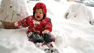 Реакция Детей на Снег! Приколы с Детьми! Funny Kids!