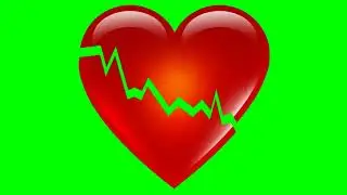 GREEN SCREEN BROKEN HEART