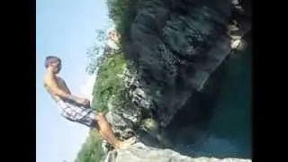 skok ispod vezirovog mesta 3 ili 4 metra visine u podgoricu
