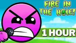 BREEZY PLAINS - FNF 1 HOUR SONG Perfect Loop (Fire In The Hole BREEZY UPDATE Lobotomy Geometry Dash)