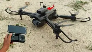 Mini F22 Pro poldable RC Drone Unboxing And Flying Test