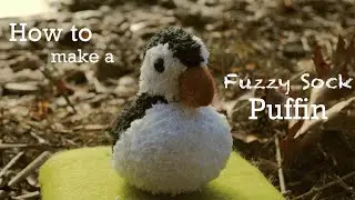 How to Make a Fuzzy Sock Puffin Plushie