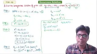 Recurrence Relation an = 6an-1 – 8an-2 with a0 = 3 and a1 = 2.