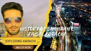 History Of Shahrah e Faisal Karachi | Karachi Vlog | Hafiz Muhammad Ali Vlog | Blind Vlog