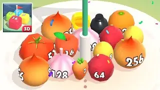 Merge Blocks 3D - 2048 Puzzle - Gameplay Walkthrough Part 1 - Unlock 32 To 1024 All Max levels