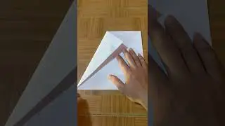 Review of instructions for folding a paper airplane ✈️flys 100 times farther than normal 👍 
