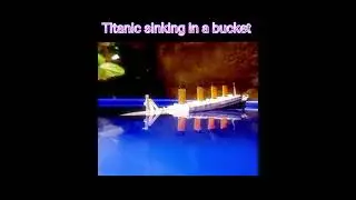#titanic #viral #epic #toys sinking model. #shorts