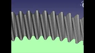 FreeCad Шестерня 105 зубьев  4