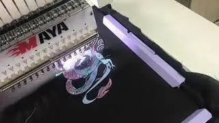 Промышленная вышивальная машина MAYA TCL-1501 ⭐ | Лучшая вышивальная машина для бизнеса