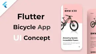 Flutter Bicycle App UI Concept - Speed Code