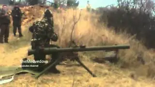 Стрельбы ополчения ЛНР из СПГ / Shooting militias from SPG 9