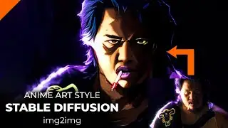 Anime art style using Stable Diffusion 1.5 Automatic1111