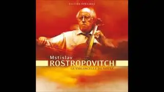 Mstislav Rostropovich    Coolegium Musicum Zurich  Paul Sacher Cellokonzerte 04 Concerto in C  I   a